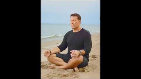 (PRIMING MEDITATION NO AD) Tony Robbins 14 minutes morning routine ORIGINAL [www tonyrobbins.com]
