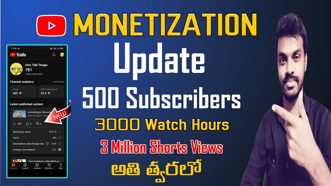 youtube-update-monetization-apply-500-subscribers-3000-public-watch