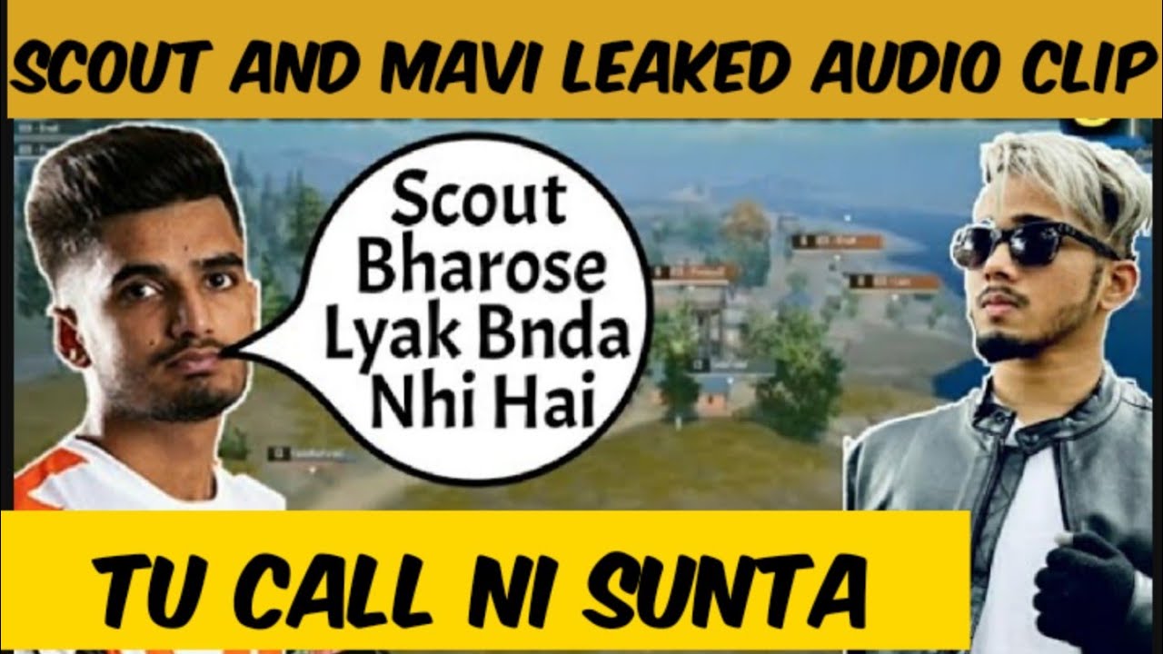 Scout and Mavi Leaked Audio Clip | Scout and Mavi Abusing Eachother in pmwl water zone | Mavi angry