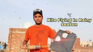 Kite Flying In Rainy Season | Toofani🌪️ Mausam Mein Patangbazi | Kite Vlog |