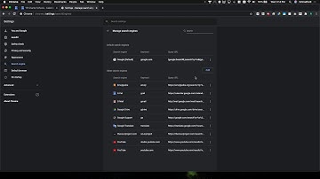 Custom Search Engine in Google Chrome