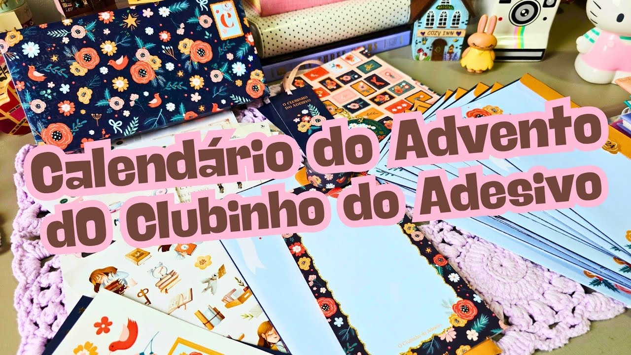 CALENDÁRIO DO ADVENTO | Unboxing completo do Advento dO Clubinho do Adesivo!
