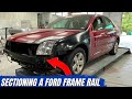 Sectioning A FORD Frame Rail!