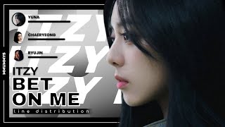 [LINE DISTRIBUTION] ITZY - BET ON ME | MMUMMYS