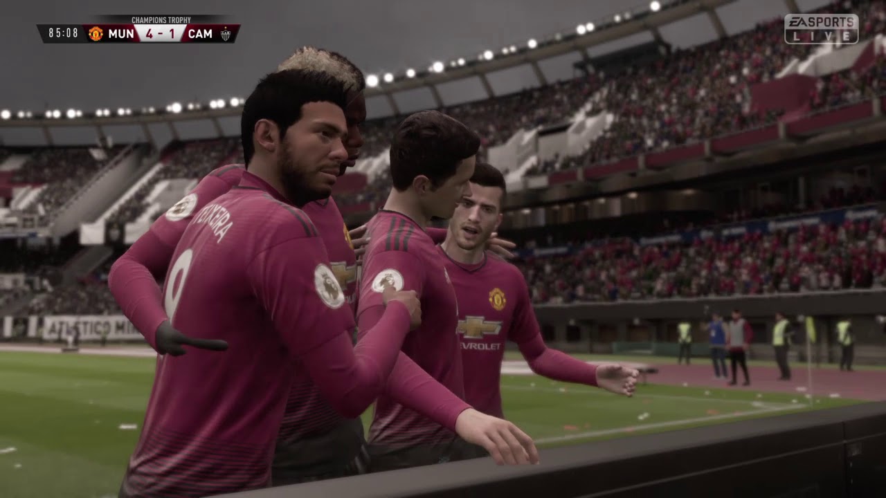 FIFA 19 | Career Mode | Pre-Season | Ander Herrera standing header