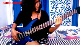 Video thumbnail of "TERE SANG YAARA  BASS COVER BY BINA"