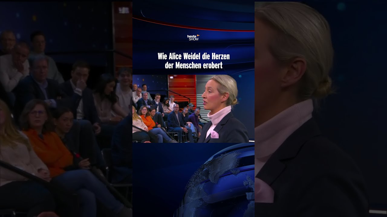 Wie Alice Weidel Die Herzen Der Menschen Erobert Heute Show Shorts