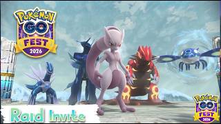 Mega Mewtwo Y Raid Invite Raids LIVE! 🌍 (Pokemon GO Fest)