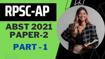 RPSC ASSISTANT PROFESSOR ABST PYQS PART- 1|| ASSISTANT PROFESSOR COMMERCE PYQS || ABST 2021 PAPER 2