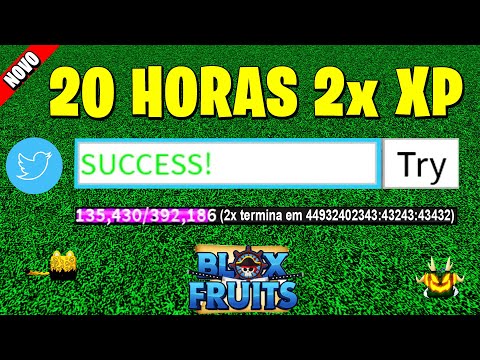 NOVO CÓDIGO DE *1 HORA* DE 2X EXP LIMITADO NO BLOX FRUITS, USE