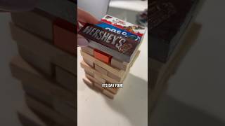 Day 4 of exposing the dark secrets behind brands #hersheys #expose #secret #jengablocks #art