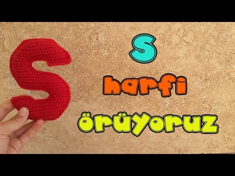 Amigurumi 'S' Harfi Yapılışı