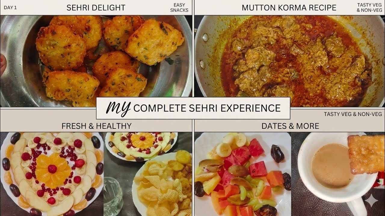 Degi Style Mutton Korma And Aloo ke Tasty Snack Recipe😋 iftar To Sehri Mini Vlog || Ramzan Special❤️