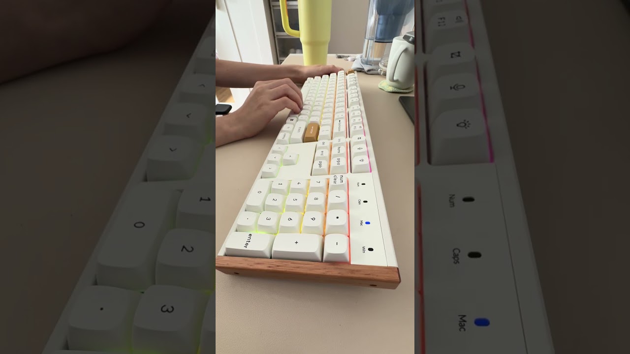 Keychron K10 HE Sound Test | Gateron Double-Rail Magnetic Nebula Switch