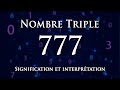  interprtation du nombre 777  numrologie et message anglique