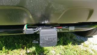 Player Profile Curt 13271 model # hitch installed on 2017 Fiat 500X Trekking AWD!