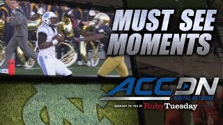 UNC Pulls Out Trick Play for TD vs Notre Dame | ACC Must See Moment