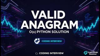 Valid Anagram Python Solution | O(n) Frequency Map Explained | Coding Interview