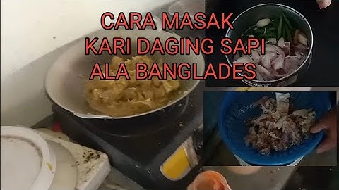 CARA MEMASAK KARI DAGING SAPI || RESEP KARI DAGING SAPI YANG ENAK || ALA BANGLADES