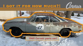 1969 Corvair Parts Car Walk Around. Project Car Update.