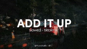 Nbhd Nick - Add It Up (Slowed + Edit) 🎵
