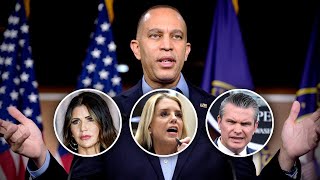 "Kristi Noem and Pam Bondi Is Gone, Hegseth Is Next" — Hakeem Jeffries Puts Trump Cabinet On Notice