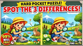 Only a Genius Can Find All 3! 🧠 Spot the Difference Quiz 🔎 Fun Picture Puzzle Game screenshot 5