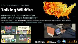 Talking Wildfire Serious Games Preparedness FDG 2026 Copenhagen Denmark