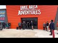 The grand opening of lake are adventures