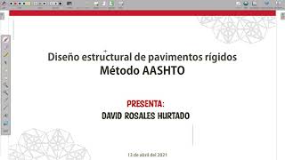Diseño de pavimentos Rígidos   AASHTO por nomogramas