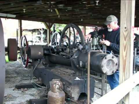 Starting T. W. Phillips Halfbreed Engine at Coolspring