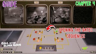 Call of the Elder gods chapter 4 Opening the gates sequences puzzle | ABCD vaults puzzle | Black ooz