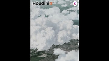 Clouds sim and rendering in Houdini - complete setup and hip file