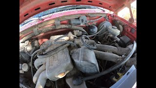 1992 Ford 4.9L Blown Head Gasket Repair Part 1: Upper Intake Removal