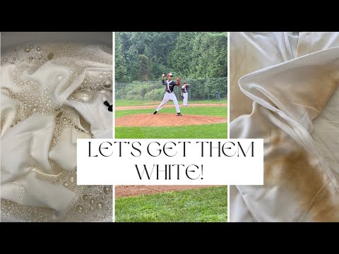 ✨Tip Tuesday 2021 | How to clean the dirtiest white baseball pant | Must watch laundry hack