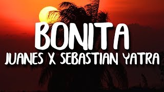 Video thumbnail of "Sebastian Yatra, Juanes -  Bonita (Letra/Lyrics)"