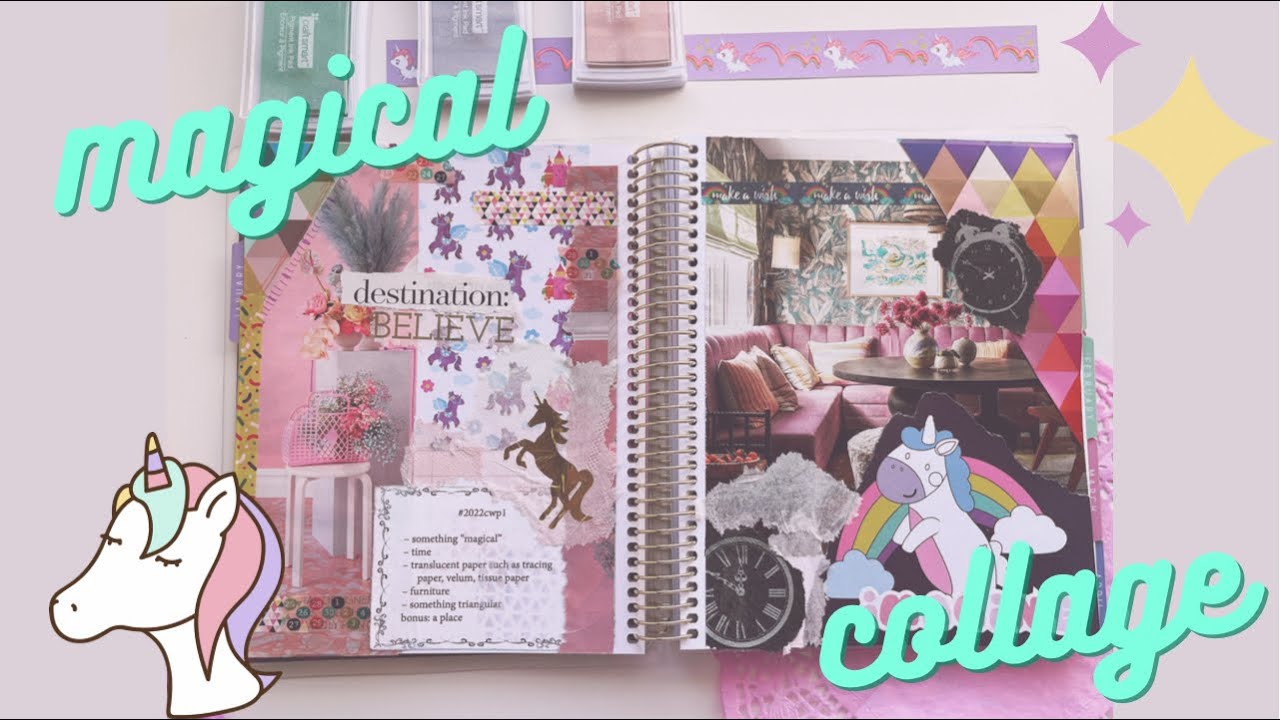 Magical Collage : #2022cwp1 : week 1 : Margarete Miller challenge vol 2 ...