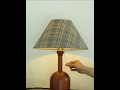 This Plaid Table Lamp Makes Any Room Feel Cozy ✨ #tablelamp #homedecor #vintagelighting #plaidlamp