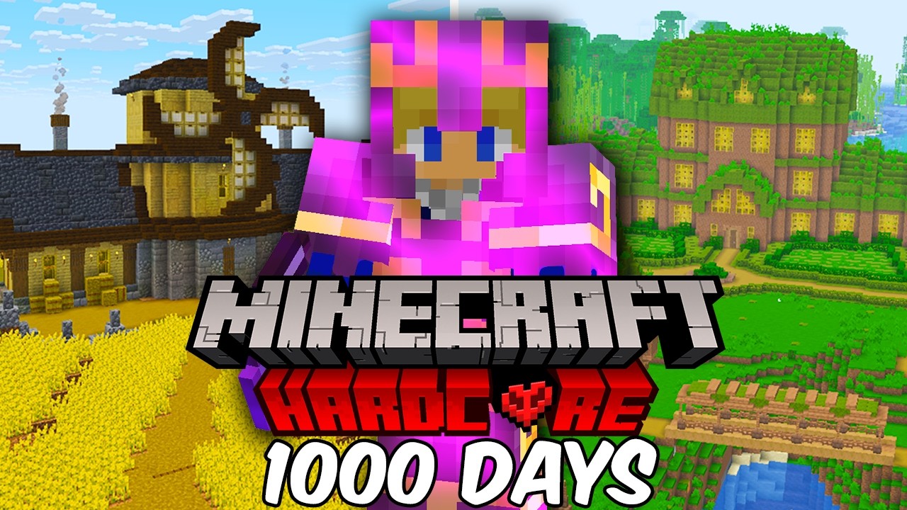 I Survived 1000 Days In Minecraft Hardcore - [FULL MOVIE] - YouTube