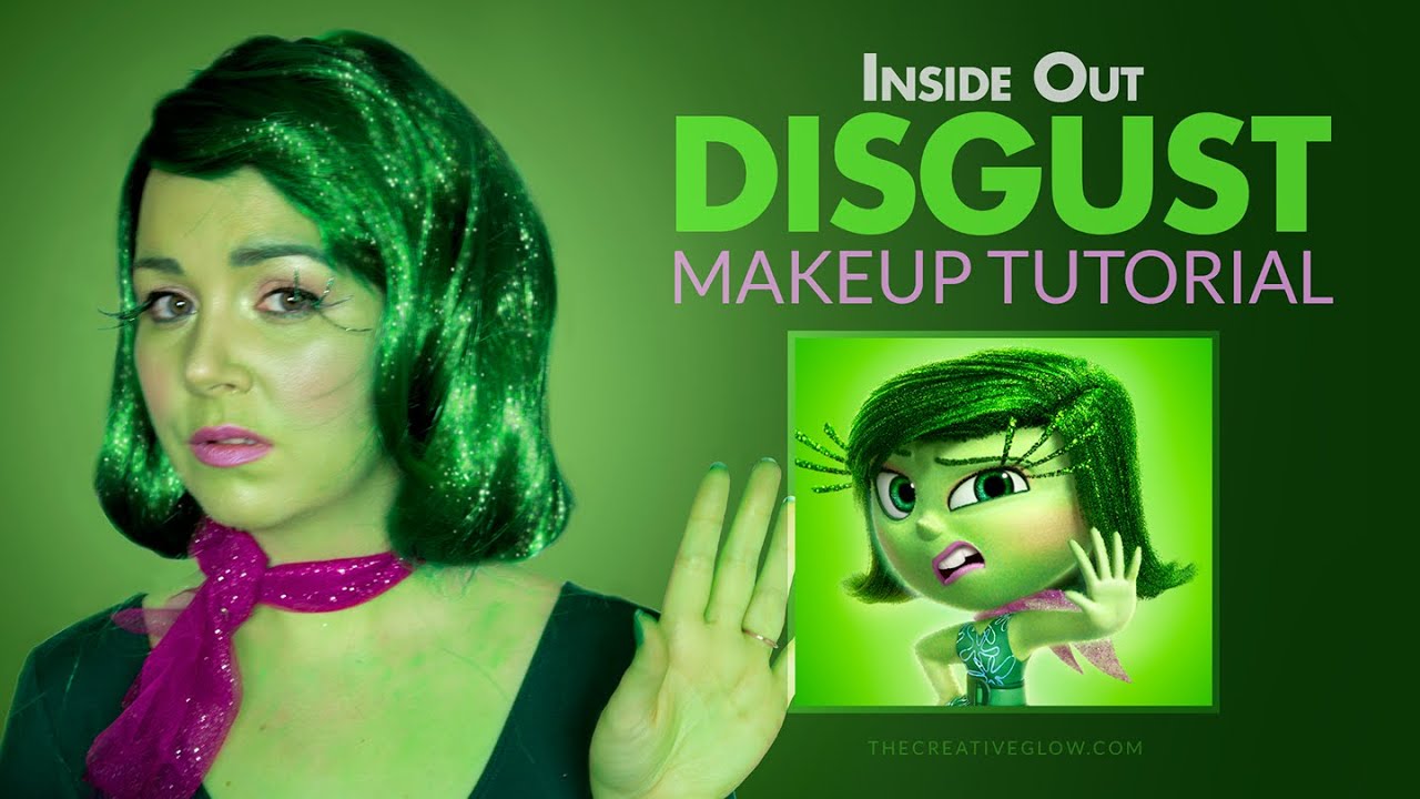 Disgust Makeup Tutorial From Disney Pixars Inside Out YouTube