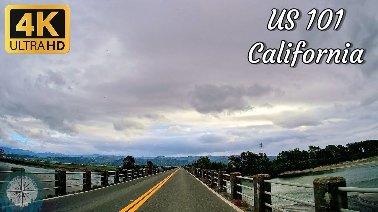 Stafford to Eureka California - Scenic Drive 4K