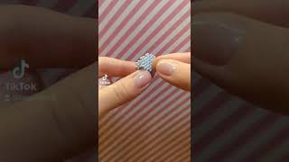 Beaded heart ring DIY tutorial