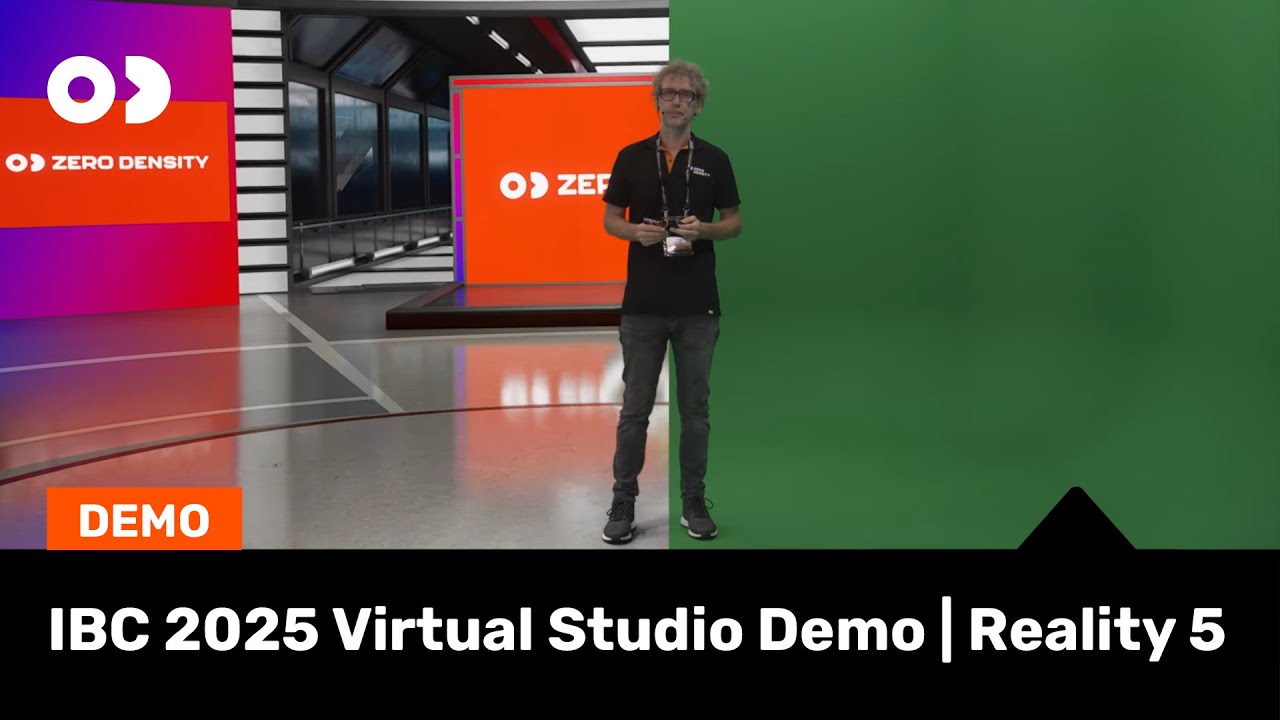 Live Virtual Studio Demo | Real-Time Keying, Rendering and Compositing Pipeline | UE5 | IBC 2025