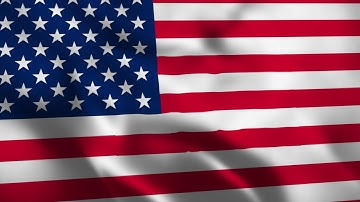 USA Flag | Animated video | Royalty-free stock footage | Realistic Flag Animation