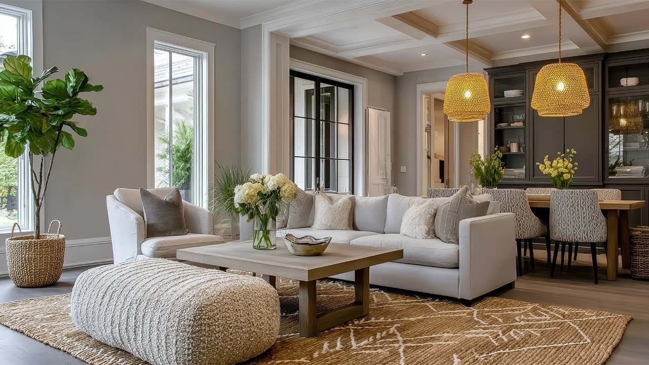 Open Concept DONE RIGHT: Timeless & Peaceful Family Living Interior ...