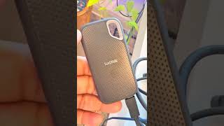 SanDisk SSD drive because it offers a powerful mix of speed, reliability, and portability that fits