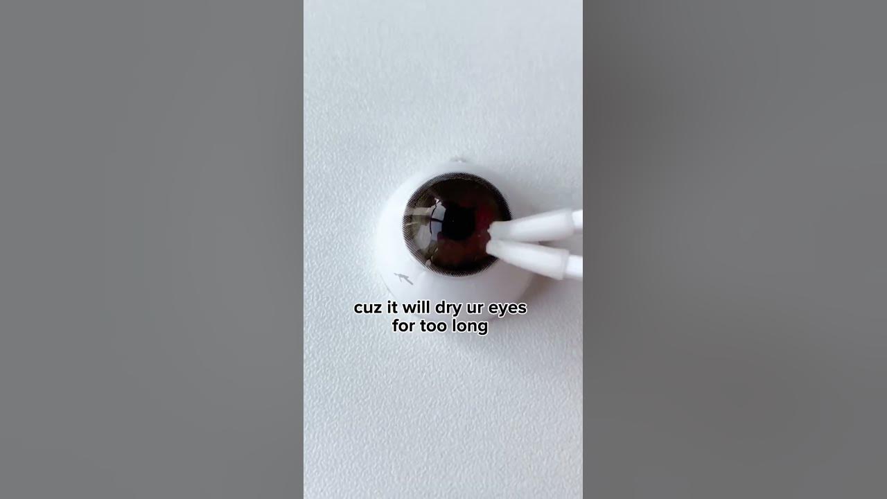 How long do u wear contact lenses a day?#lenses #contactlenses #howto #makeup #fyp #fyp