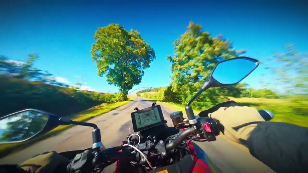 POV Ride: Last Warm Days in the Mountains 🍂 | QJ Motor SRT 600 SX