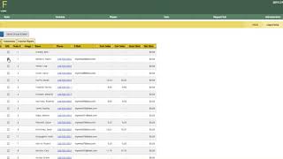 League Setup - Step 6 - Assign Player or Team Number League Setup Step 4 Set Your Tee Times
