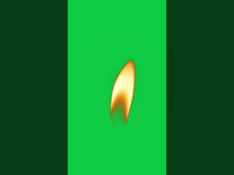 Candle Flame Green Screen Greenscreen Candle Flame 